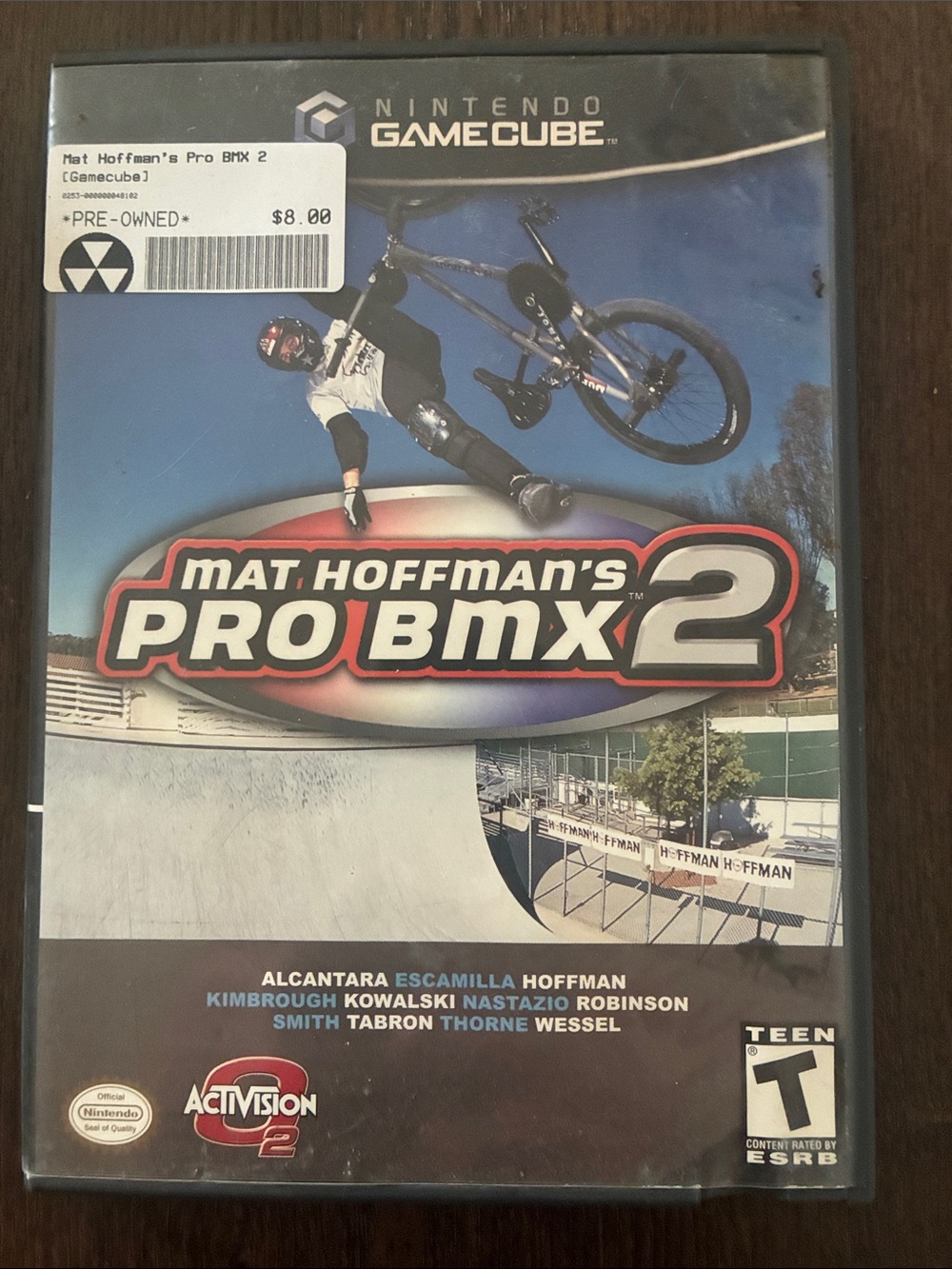 Nintendo GameCube Mat Hoffman's Pro BMX 2 — Blue and Red Cover